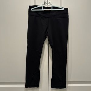 Lululemon Athletica 7/8 leggings, Inspire, 6, Black